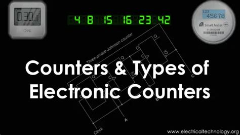 uses of counter|Counter and Types of Electronic Counters .